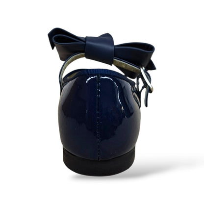 panyno-b2601-scarpe-ballerina-bambina-blue-vernice-lucida-fiocco-estraibile-fibbia-cerimonia-battesimo-festa-compleanno-recita-scuola-vivace-brillante-originale-autunno-inverno-2026-taglie-24-29-scarpetteria-gica-trani
