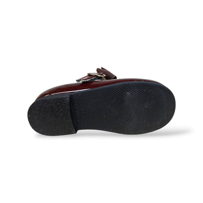 panyno-b2601-regalo-bambina-ballerina-bordeaux-vernice-lucida-fiocco-estraibile-fibbia-romantica-lussuosa-cerimonia-scuola-spagnola-premium-autunno-inverno-2026-taglie-24-29-scarpetteria-gica-trani
