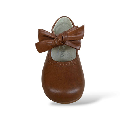 scarpe-pelle-tabacco-naturale-primi-passi-bambina-panyno-b1528-fiocco-estraibile-fibbia-fodera-pelle-sottopiede-anatomico-pelle-fondo-gomma-marrone-dorato-caldo-earth-tone-due-look-taglie-19-23-scarpetteria-gica-trani

