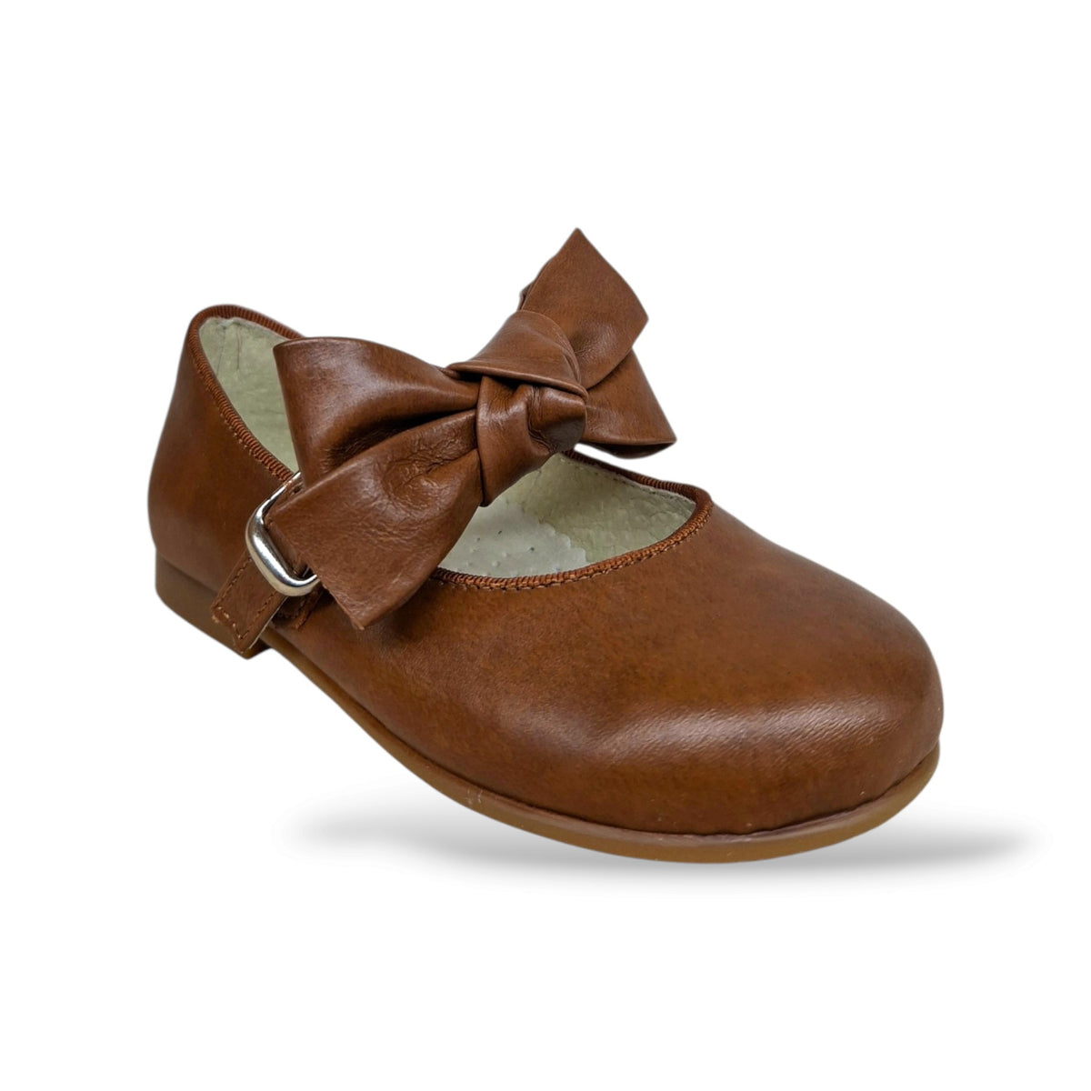 ballerina-bambolina-bambina-panyno-b2601-tabacco-pelle-naturale-morbida-fiocco-estraibile-fibbia-fodera-pelle-sottopiede-anatomico-fondo-gomma-earth-tone-autunnale-sofisticata-taglie-24-29-scarpetteria-gica-trani
