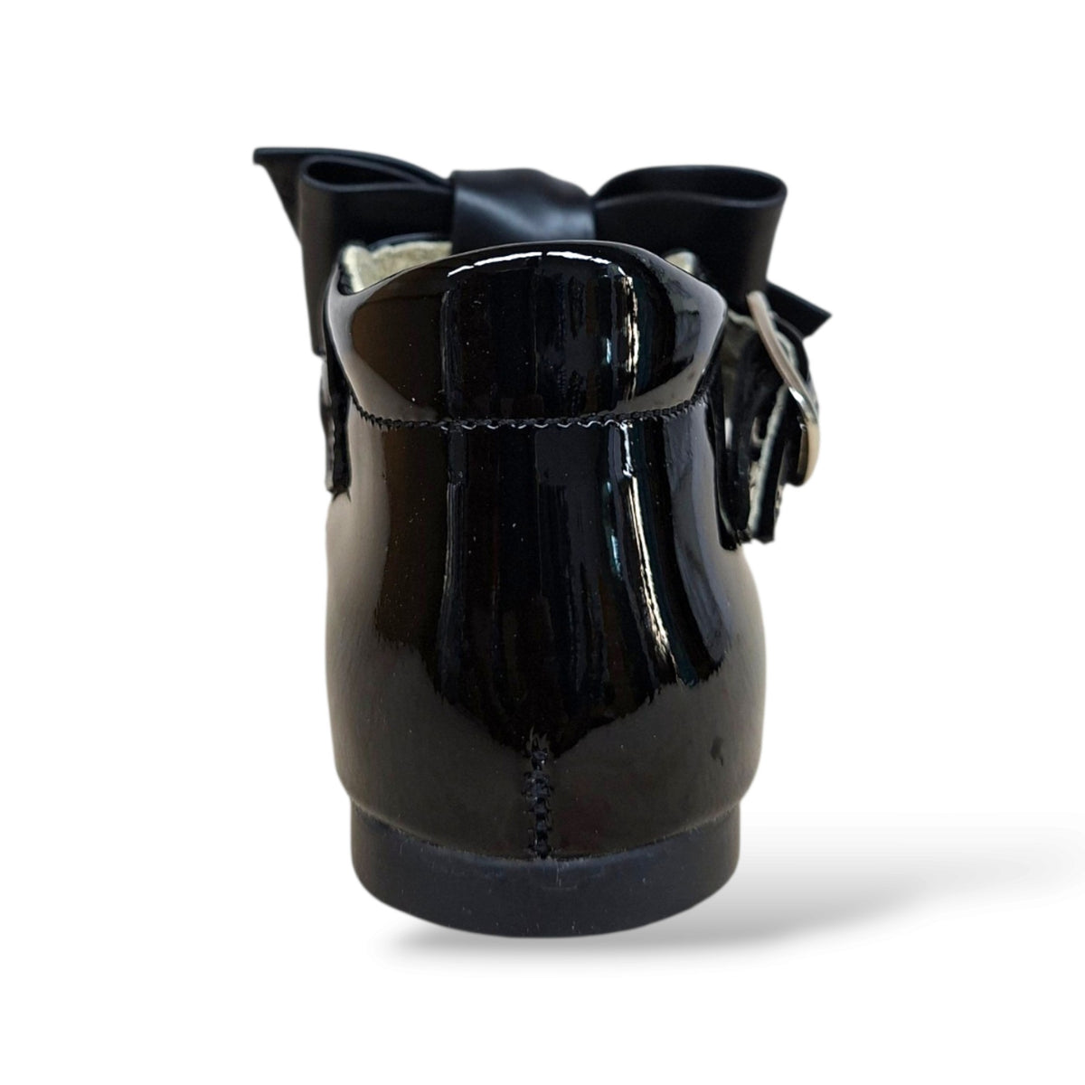 panyno-b1528-scarpine-ballerina-primi-passi-bambina-nero-vernice-lucida-fiocco-estraibile-fibbia-battesimo-cerimonia-primo-compleanno-regalo-nascita-classico-intramontabile-autunno-inverno-2026-taglie-19-23-scarpetteria-gica-trani
