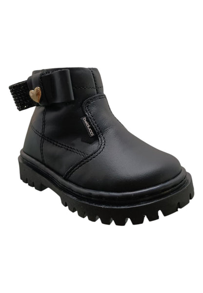 Stivaletto Bambina Balducci MATRIX Nero con Zip - Primi Passi Pelle