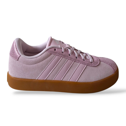 Sneakers bambina Adidas Grand Court rosa beige sportive