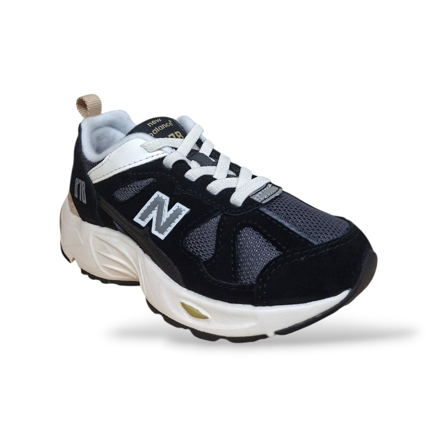 New Balance 878 Sneakers Bambini Ragazzi Nero Bianco | Taglia 20-35 | Suede Tessuto | Scarpetteria Gica