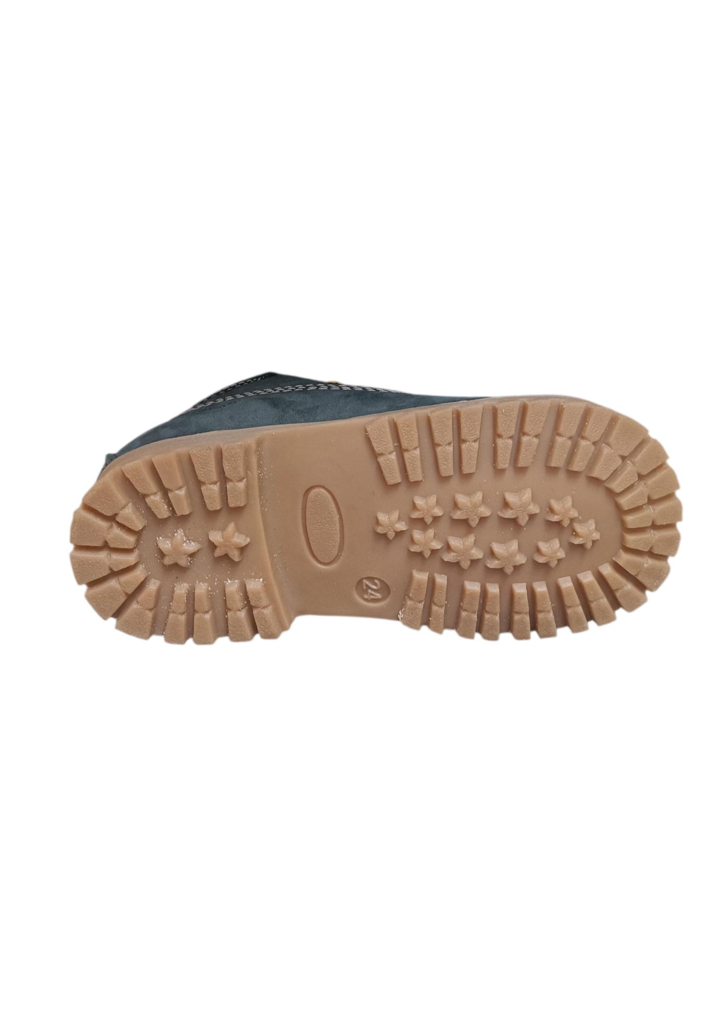 Boscaiolo bambino Shooterino Basic blue camel pelle lacci casual style