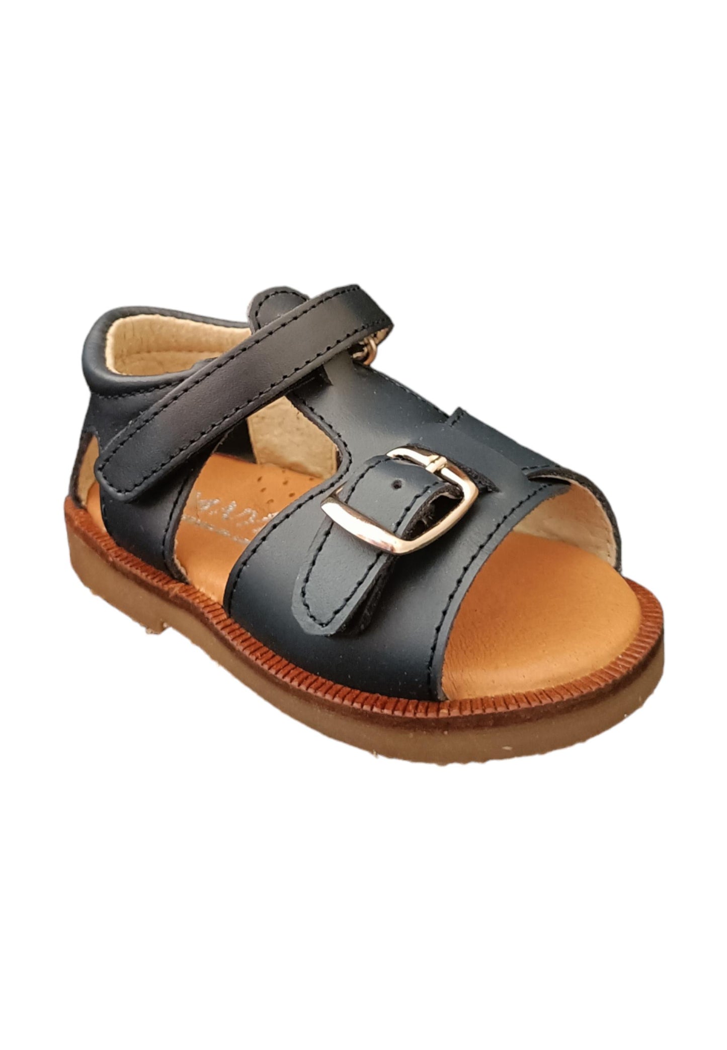 Scarpe sandalo tallonato Bambini panyno HORMA  blue velcro