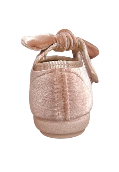 Ballerina bambina Vul-Ladi Candy rosa velluto velcro elegance style