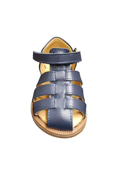 Scarpe occhi di bue-semiaperto Bambini platis open classic  blue velcro