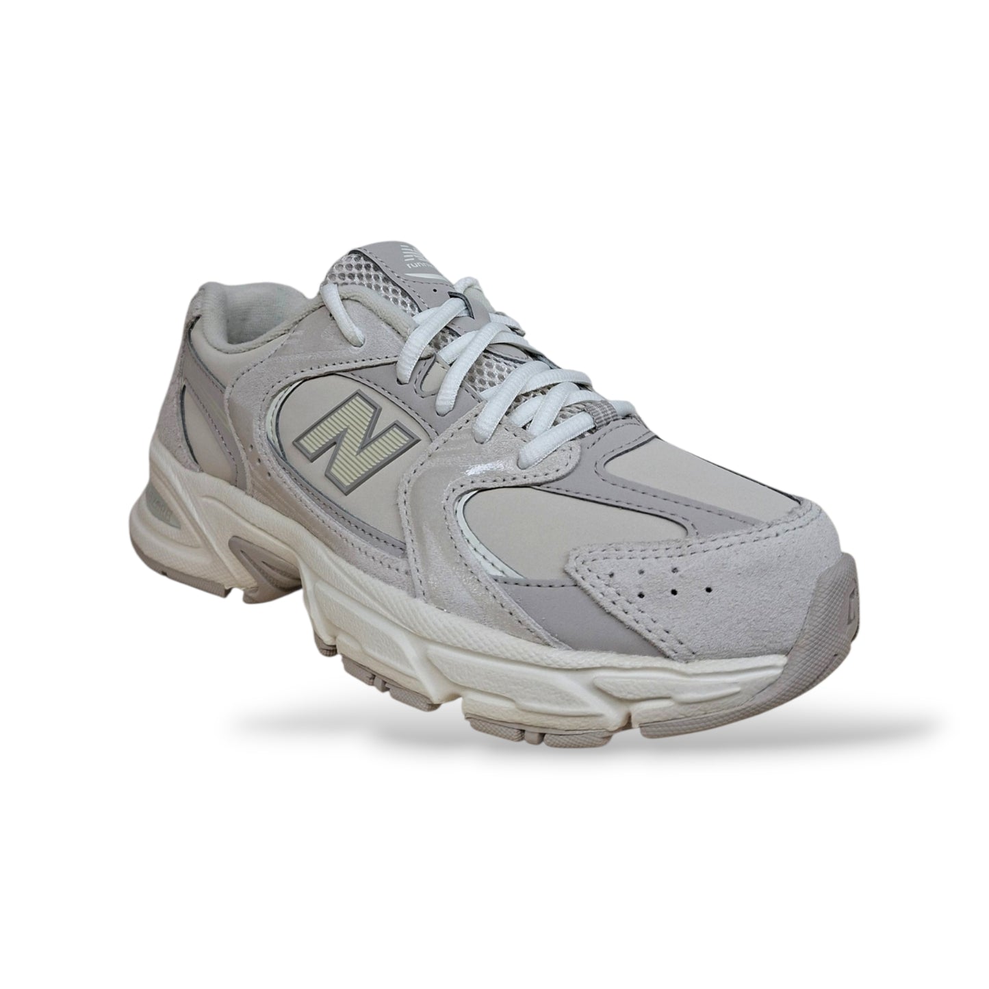 New Balance 530 Sneakers Bambini Ragazzi Beige Chiaro | Taglia 20-40 | Pelle Tessuto | Scarpetteria Gica