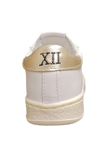 Scarpe sneakers Bambine e ragazze TWELVE gamme  bianco-glicine-platino laccio