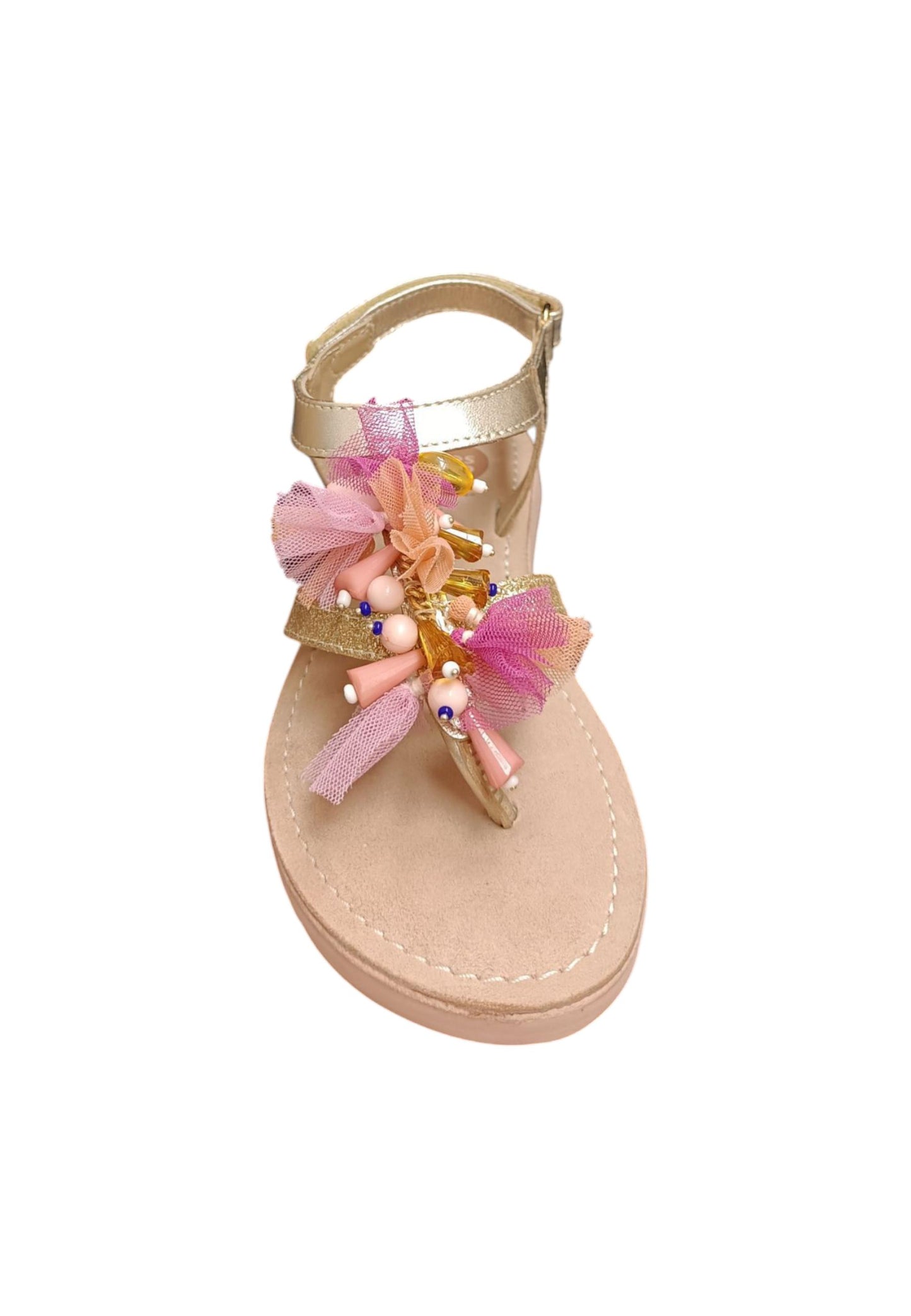 Sandalo bambina Gioseppo Oakham multicolor pelle velcro comfort elegance