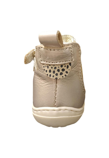 Stivaletto Bambina Balducci CITA Champagne Oro con Zip - Primi Passi Pelle