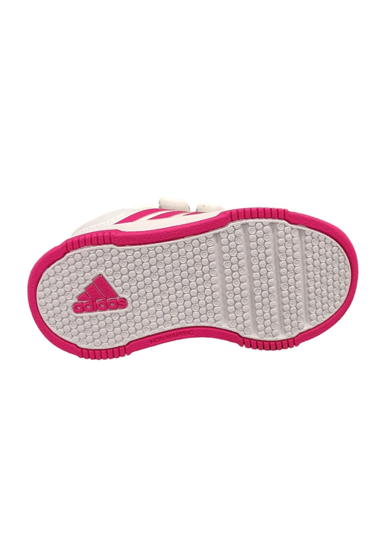 Scarpe sneakers Bambini e ragazzi adidas tensaur  bianco-fuxja velcro