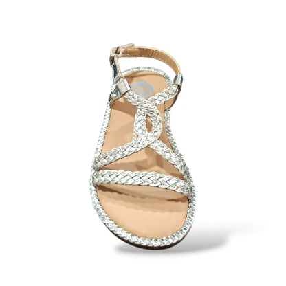 calzature-bambina-gioseppo-viroqua-argento-pelle-comfort-primavera-estate-2025-scarpetteria-gica-trani
