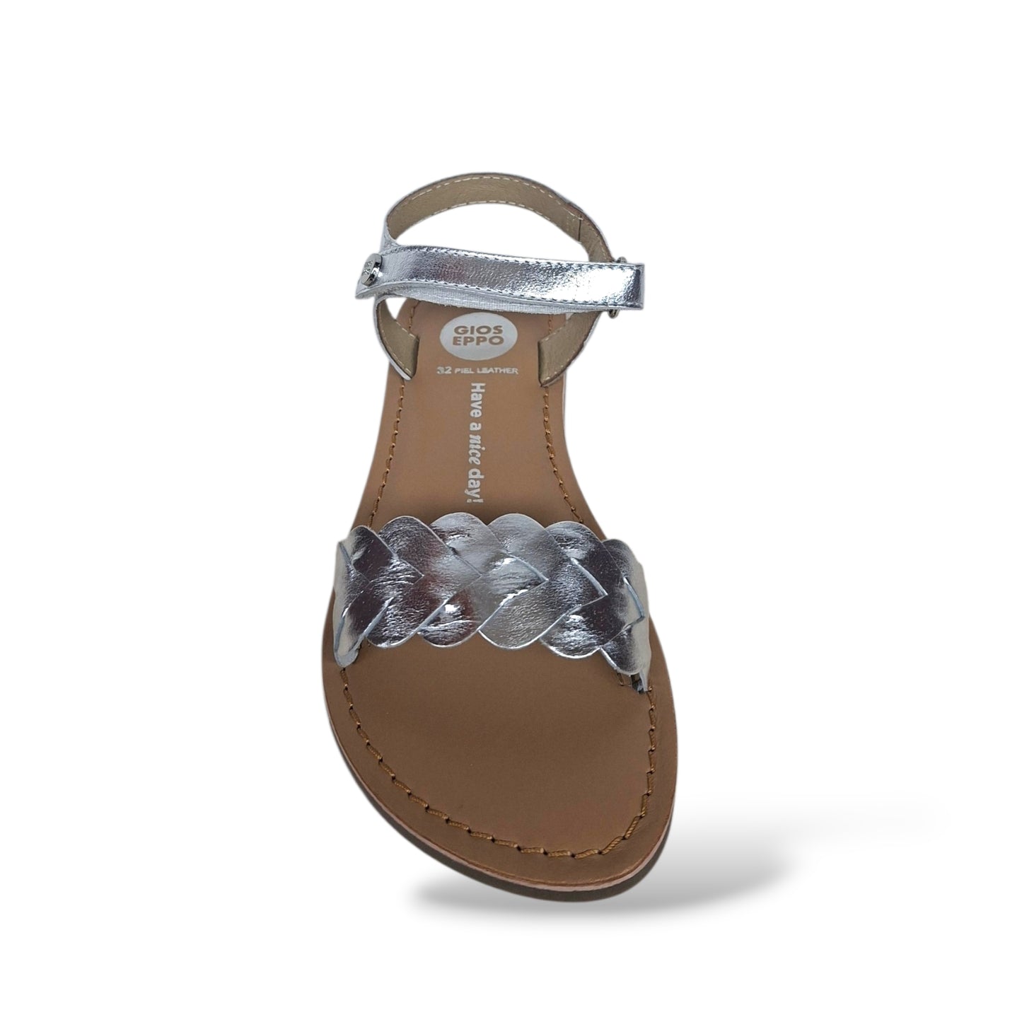 calzature-ragazza-gioseppo-startham-argento-pelle-velcro-primavera-estate-2026-scarpetteria-gica-trani
