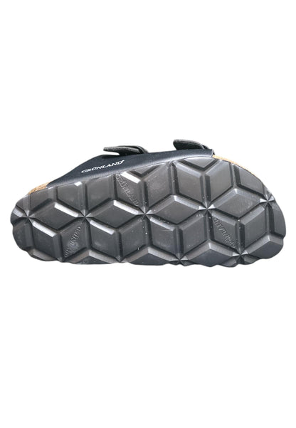 Scarpe ciabatta Bambini e ragazzi Grunland Junior 3090  NERO fibia