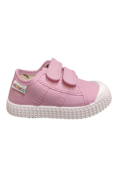 Scarpe sneakers Bambine e ragazze Victoria basket  rosa velcro