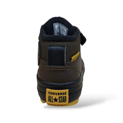 converse-a18063c-scarpe-bambini-piccoli-marrone-nero-tela-velcro-laccio-elastico-fodera-tela-sottopiede-sintetico-suola-gomma-aderente-taglia-22-26-scarpetteria-gica-trani
