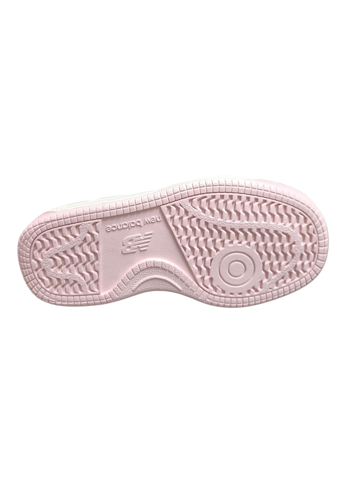 Scarpe sneakers Bambine e ragazze New Balance B80  bianco-rosa laccio elastico e velcro