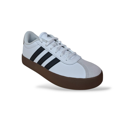Sneakers bambino Adidas VL Court bianco nero sportive