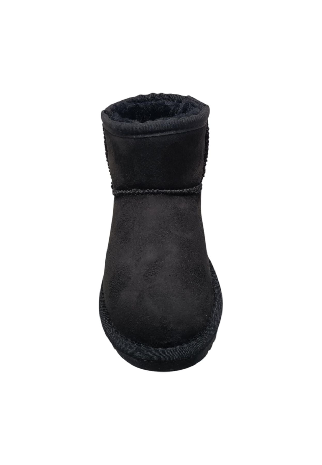 Stivaletti bambina Grunland Junior Crom nero suede - Stile caldo con elastico