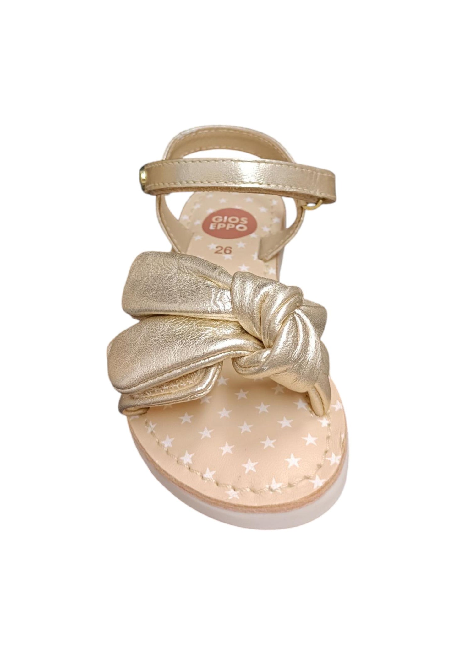 Sandali bambina Gioseppo Wareham platino pelle