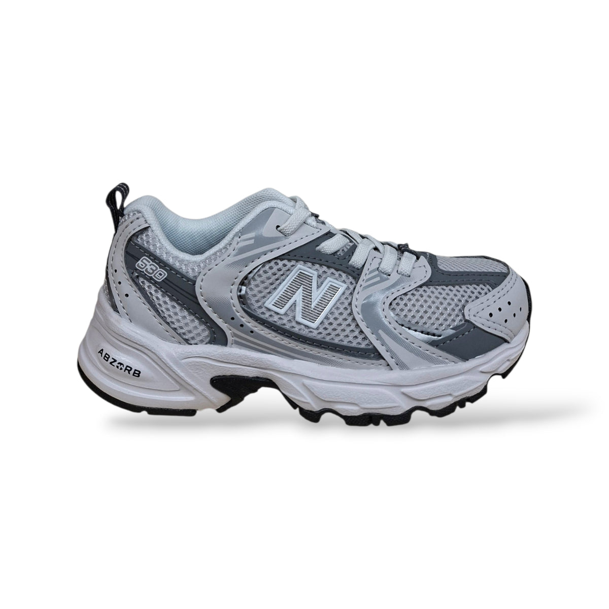 New Balance 530 Sneakers Bambini Ragazzi Grigio | Taglia 20-40 | Pelle Tessuto | Scarpetteria Gica