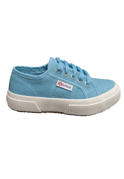 Scarpe sneakers Bambini e ragazzi SUPERGA COTU CLASSIC  celeste-bianco laccio
