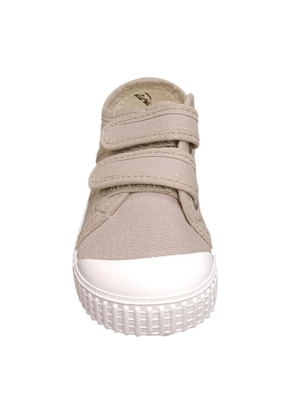 Scarpe sneakers Bambini e ragazzi Victoria basket beige velcro