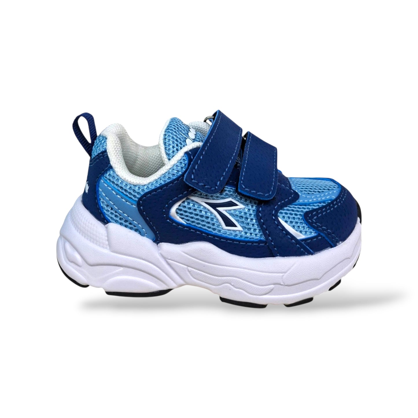 diadora-alley-sneakers-bambine-blue-celeste-bianco-lacci-elastici-velcro-scarpetteria-gica-trani
