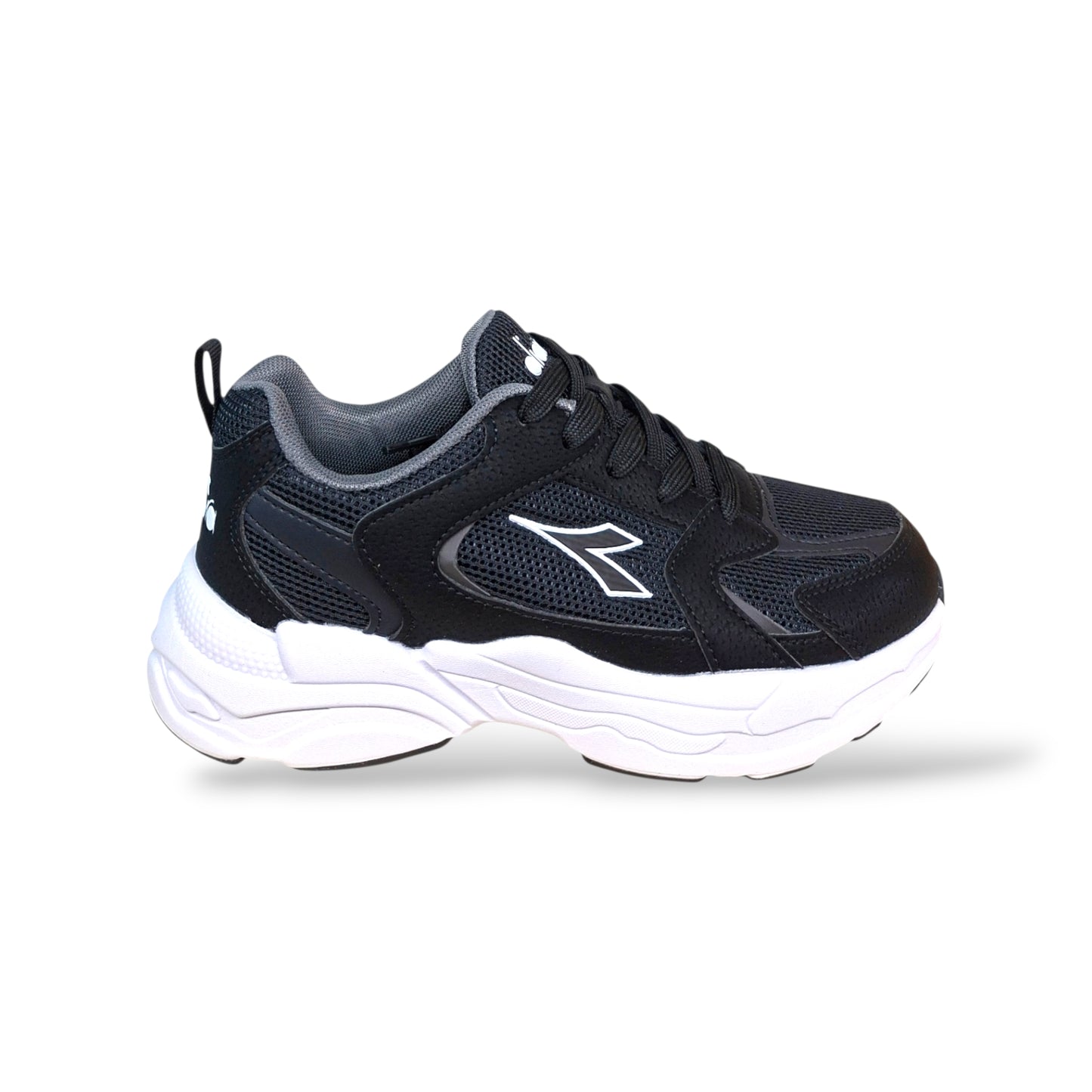 diadora-alley-sneakers-ragazzi-nero-bianco-lacci-scarpe-sportive-unisex-scarpetteria-gica-trani