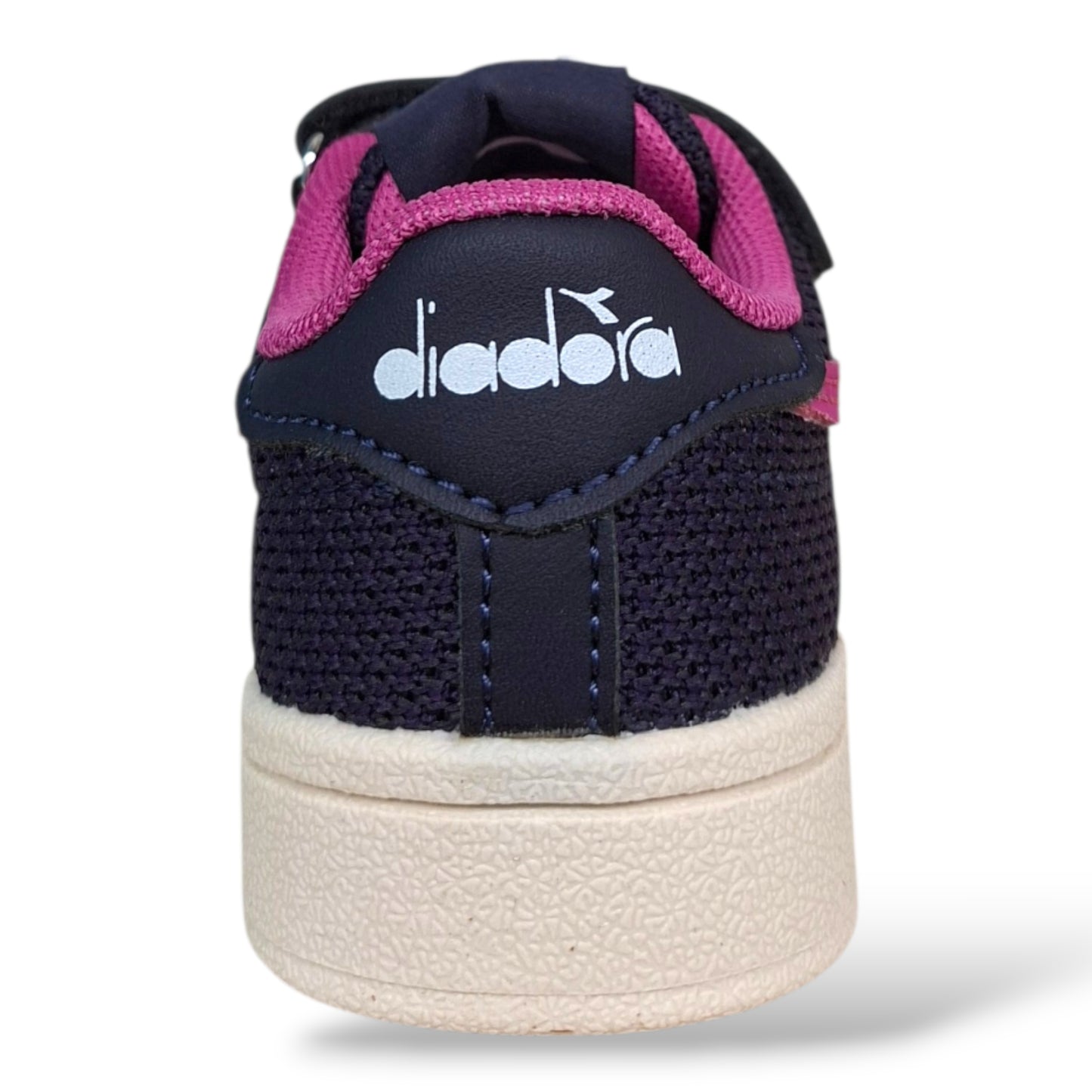 diadora-bonny-sneakers-bambina-nero-fucsia-chiusura-velcro-suola-antiscivolo-brand-italiano-scarpetteria-gica-trani
