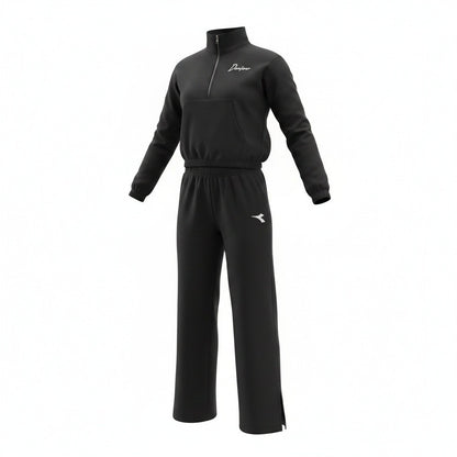 tuta-diadora-felpata-bambine-ragazze-nero-felpa-cerniera-pantalone-zampa-taglie-xs-xl-4-13-anni-scarpetteria-gica-trani
