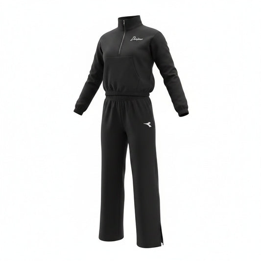 tuta-diadora-felpata-bambine-ragazze-nero-felpa-cerniera-pantalone-zampa-taglie-xs-xl-4-13-anni-scarpetteria-gica-trani
