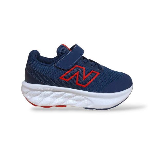 New Balance 520 Sneakers Bambini Ragazzi Blue Rosso | Taglia 28-35 | Tessuto Velcro | Scarpetteria Gica
