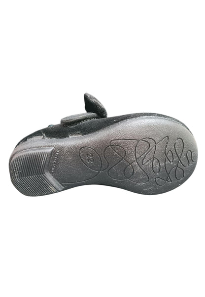 Ballerina bambina Vul-Ladi Candy nero velluto velcro elegance style