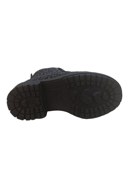 Anfibio bambina Gioseppo Surany nero glitter zip laterale urban style