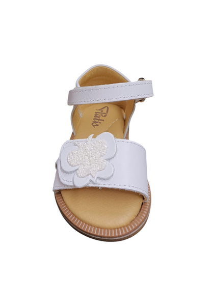 Scarpe sandalo tallonato Bambine platis open classic  bianco velcro
