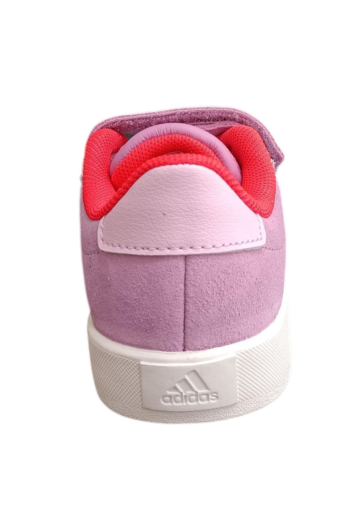 Sneakers bambina Adidas Grand Court viola bianco suede - Stile sportivo con velcro