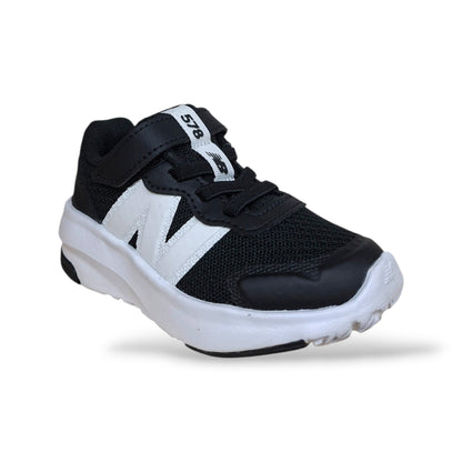 New Balance 578 Sneakers Bambini Ragazzi Nero Bianco | Taglia 28-35 | Tessuto Velcro | Scarpetteria Gica