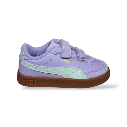 puma-club-ii-era-402308-sneakers-bambine-glicine-bianco-beige-suede-velcro-scarpetteria-gica-trani
