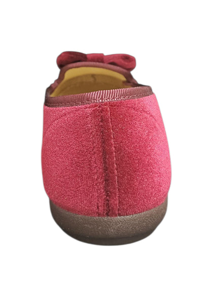 Ballerina ragazza Vul-Ladi Candy bordeaux velluto velcro elegance style