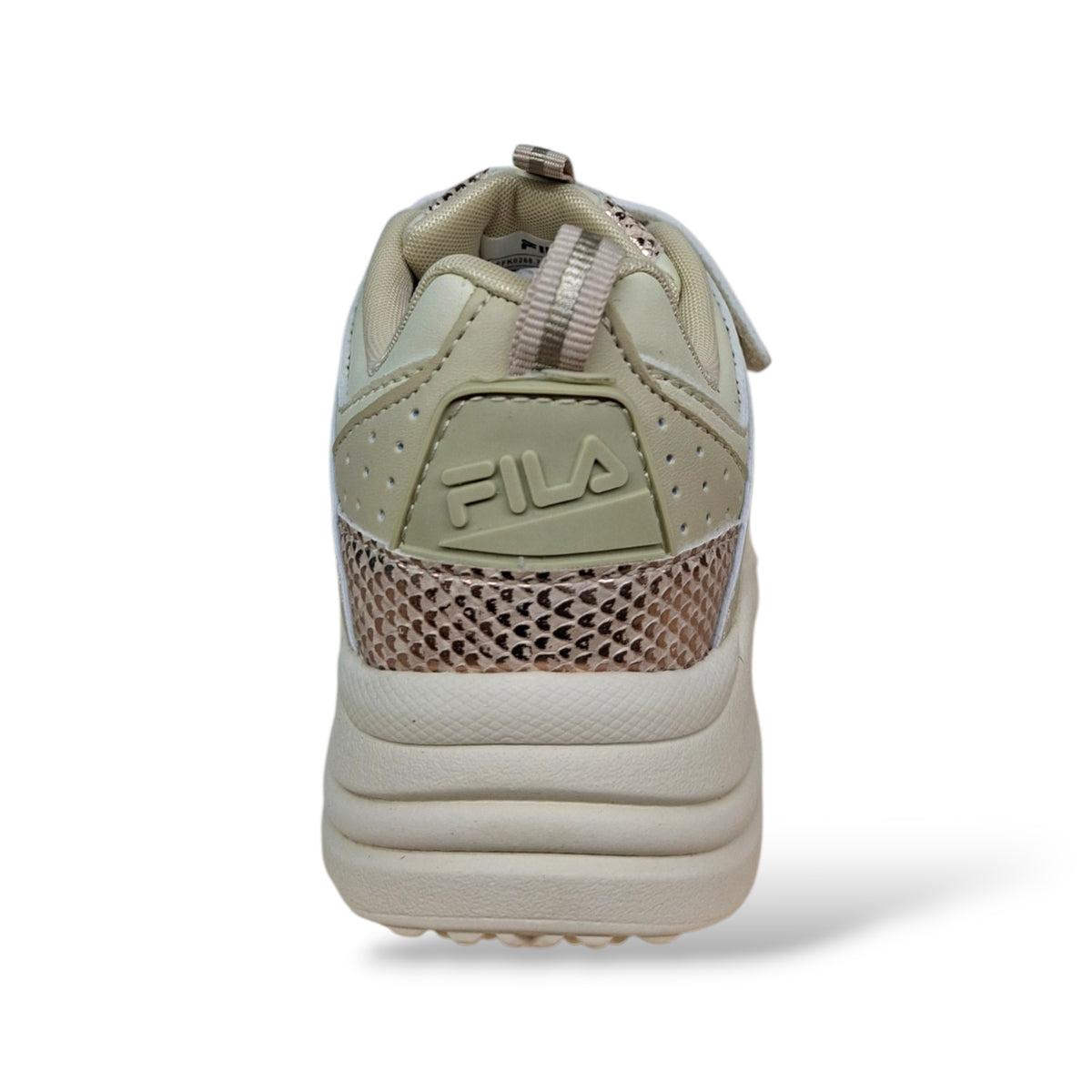 fila-skye-sneakers-bambina-beige-cipria-pelle-velcro-suola-gomma-comfort-naturale-scarpetteria-gica-trani
