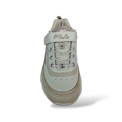 scarpe-femminili-bambine-fila-skye-beige-cipria-pelle-laccio-elastico-velcro-back-to-school-scarpetteria-gica-trani
