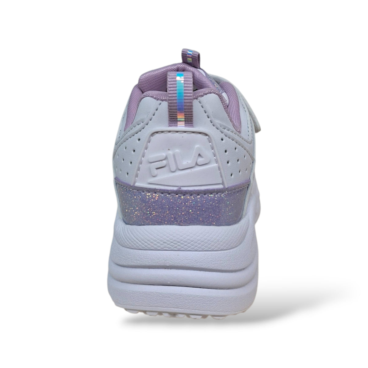 fila-skye-sneakers-bambina-bianco-lilla-pelle-velcro-suola-gomma-comfort-romantico-scarpetteria-gica-trani
