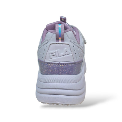 fila-skye-sneakers-bambina-bianco-lilla-pelle-velcro-suola-gomma-comfort-romantico-scarpetteria-gica-trani
