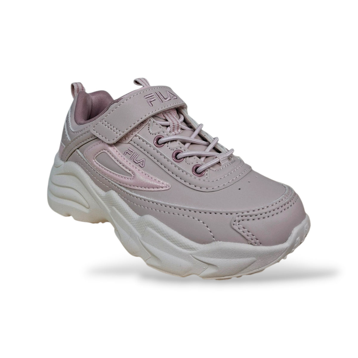 scarpe-pelle-bambine-fila-skye-cipria-bianco-laccio-elastico-strappo-scuola-primaria-femminili-scarpetteria-gica-trani
