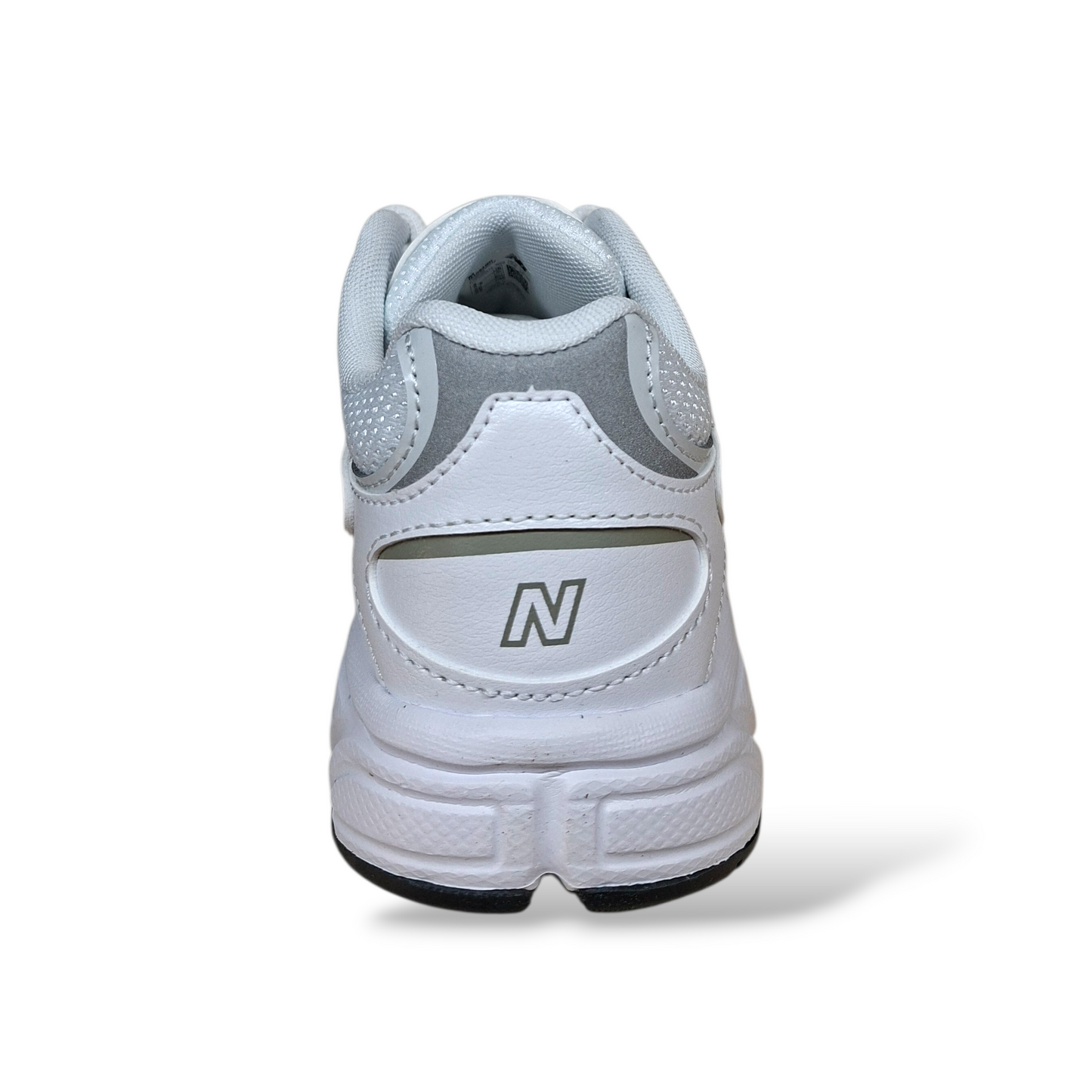 Sneakers bambino New Balance 408 bianche argento laccio