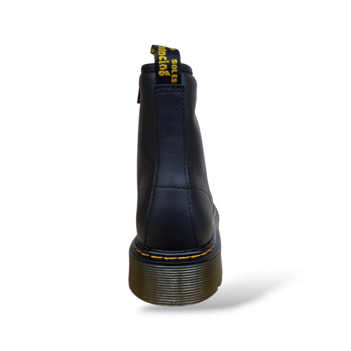 Dr. Martens 1460 Softy Anfibio Ragazzi e Donna Nero | Pelle Softy Morbida Zip Laterale Lacci Iconico Punk Rock | Taglie 37-38.5 | Scarpetteria Gica