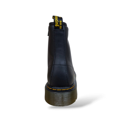 Dr. Martens 1460 Softy Anfibio Ragazzi e Donna Nero | Pelle Softy Morbida Zip Laterale Lacci Iconico Punk Rock | Taglie 37-38.5 | Scarpetteria Gica